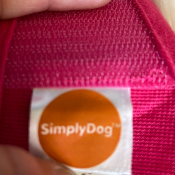 Simply Dog Pink Perforated Dog 🐕 Harness - Picture 4 of 10